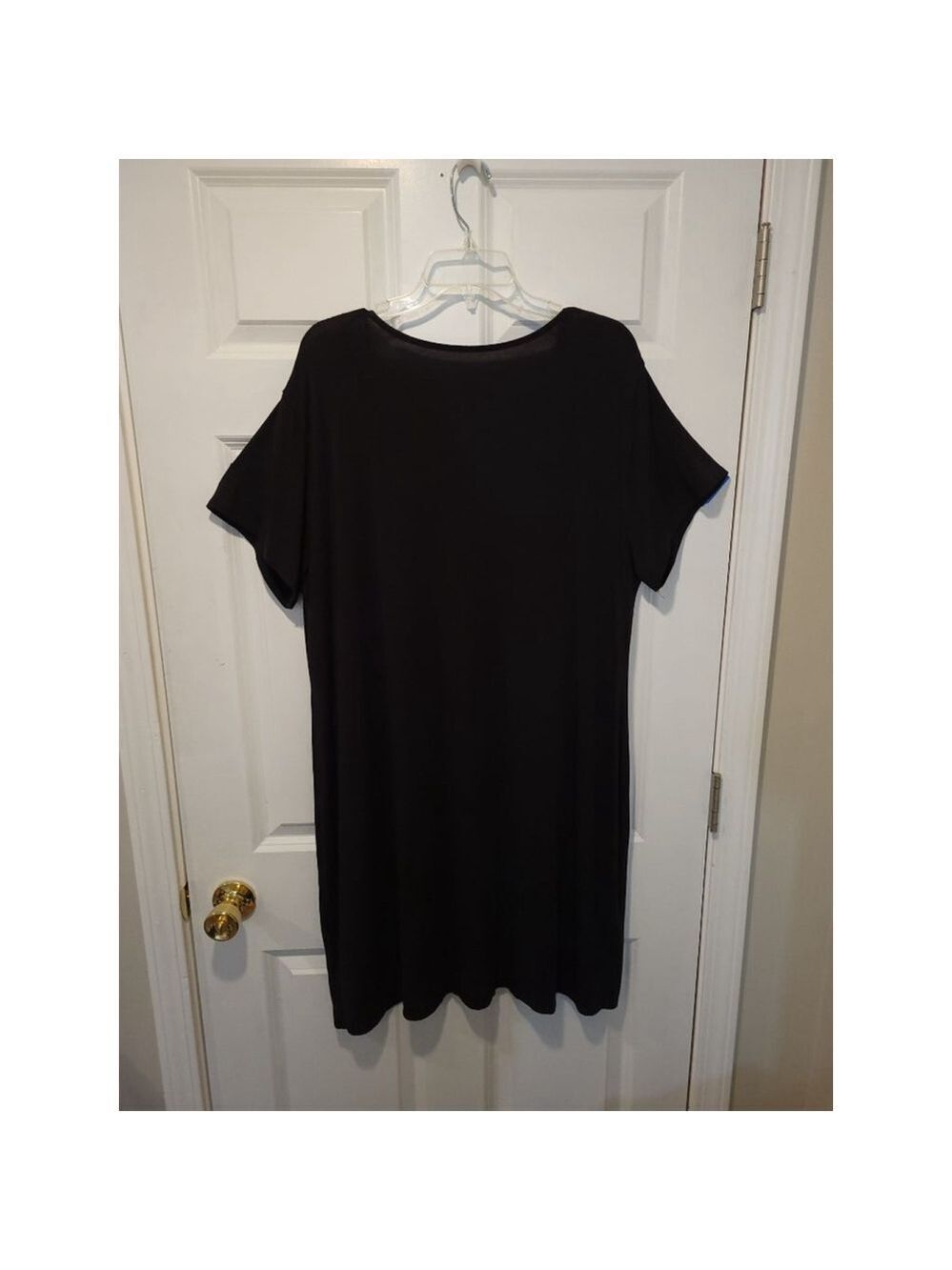 Adonna Black Lace V-Neck Nightgown 2X - Picture 6 of 9
